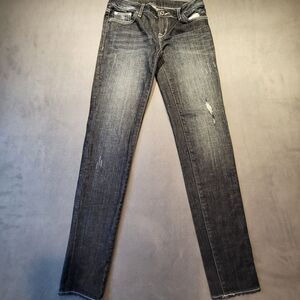 Buffalo David Bitton Womens 26 Jeans Fellow Skinny Stretch Distressed Denim